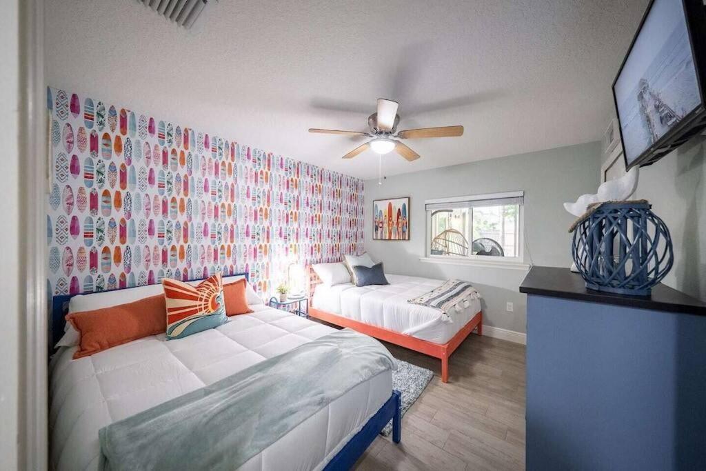 Beach House W/Putting Green/Game Rm/Rooftop Deck شاطئ كوكوا المظهر الخارجي الصورة